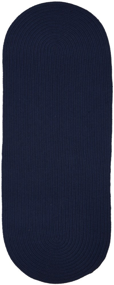 Rhody Rug Wool Solids Flat Braid Runner Area Rugs