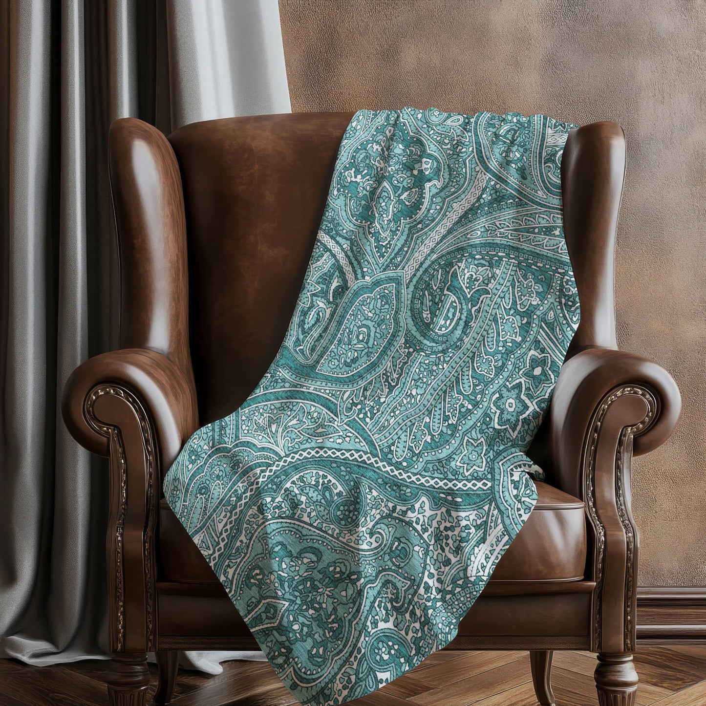 Addison Rugs Woven Blocks Teal Washable Indoor-Outdoor Rug