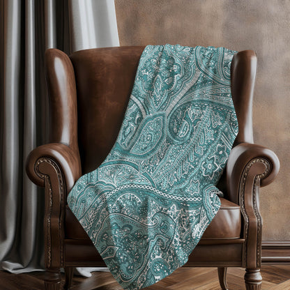 Addison Rugs Woven Blocks Teal Washable Indoor-Outdoor Rug