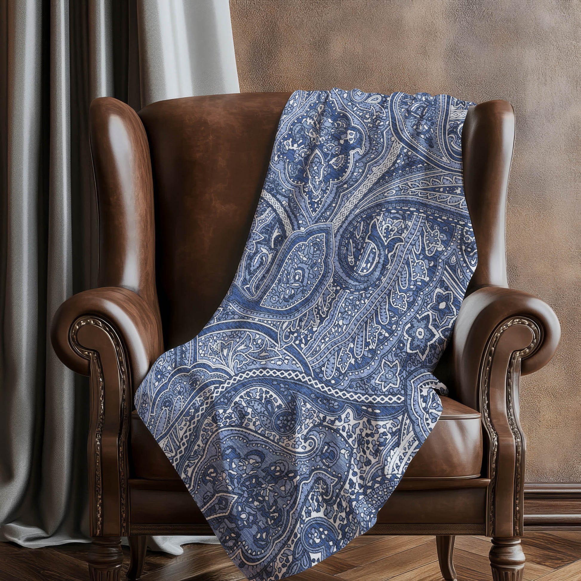 Addison Rugs Woven Blocks Blue Washable Indoor-Outdoor Rug