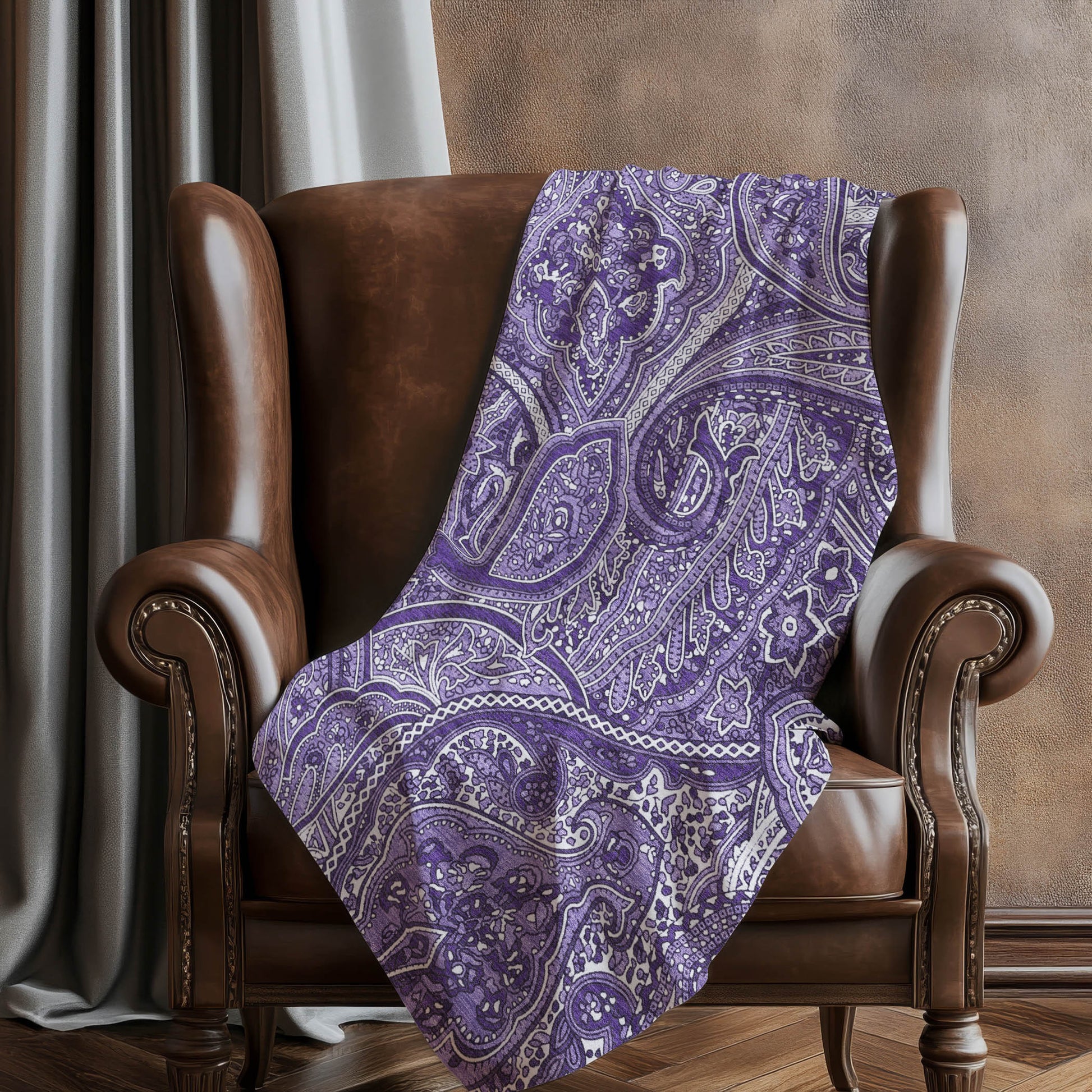 Addison Rugs Woven Blocks Purple Washable Indoor-Outdoor Rug