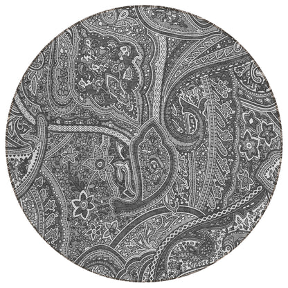 Addison Rugs Woven Blocks Grey Washable Indoor-Outdoor Rug