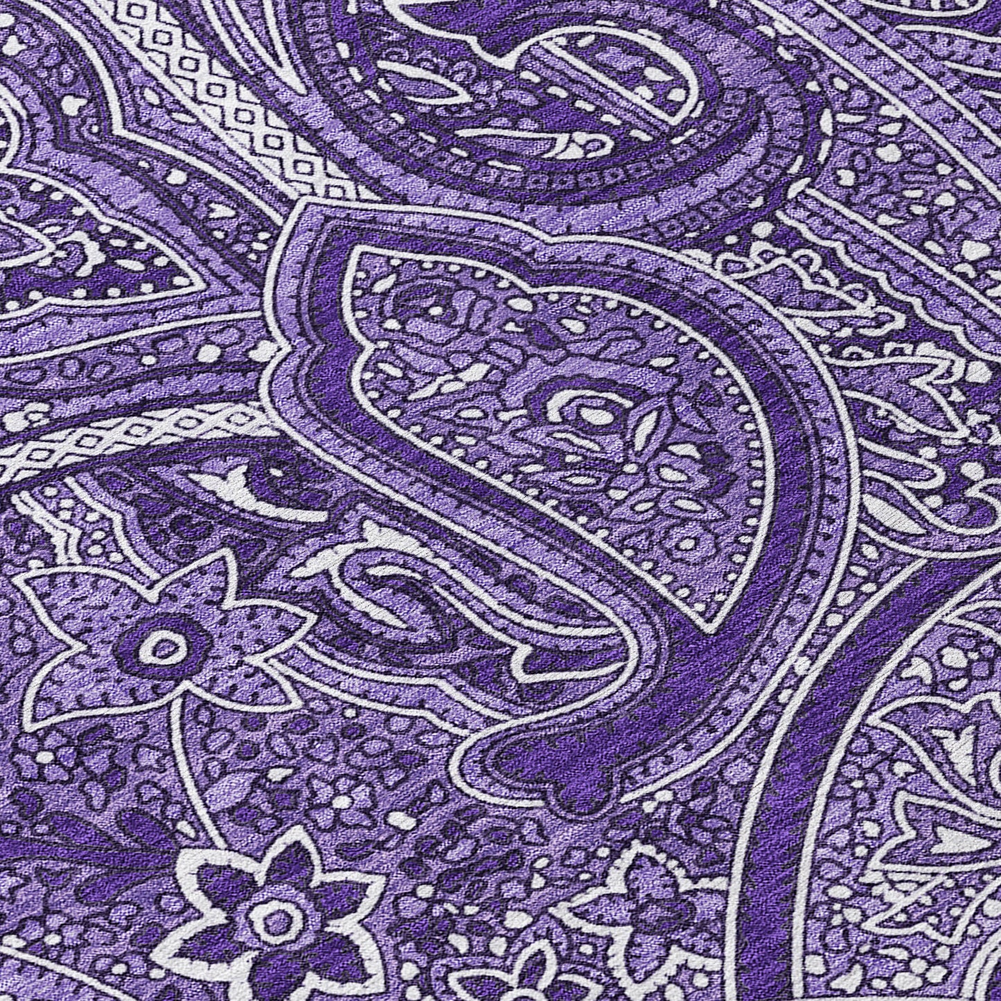 Addison Rugs Woven Blocks Purple Washable Indoor-Outdoor Rug