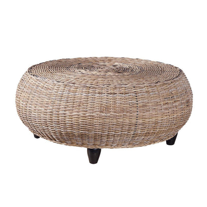 Furniture Classics Woven Coffee Table Kubu Mandalay Ottoman