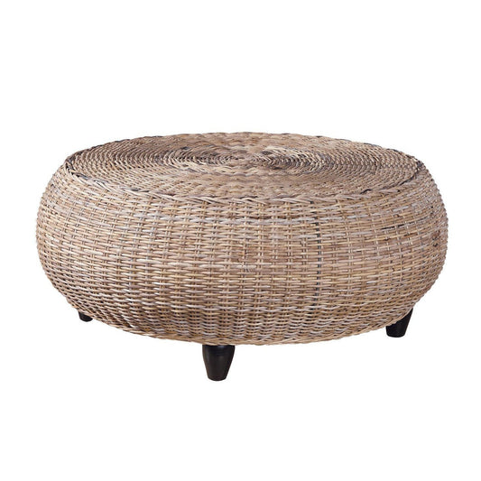 Woven Kubu Mandalay Ottoman-Poufs and Stools-Furniture Classics-Sideboards and Things