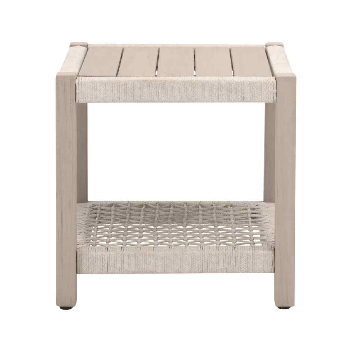 Essentials For Living Wrap Wooden Outdoor Side Table
