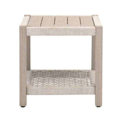 Essentials For Living Wrap Wooden Outdoor Side Table