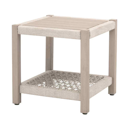 Essentials For Living Wrap Wooden Outdoor Side Table