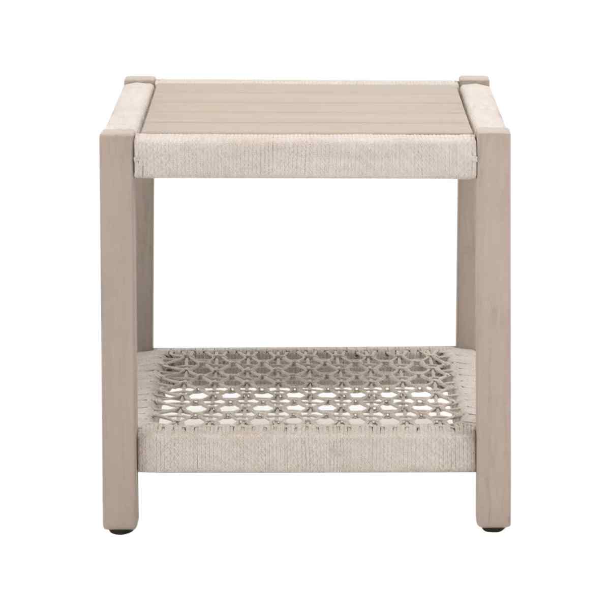 Essentials For Living Wrap Wooden Outdoor Side Table