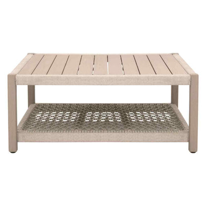 Wrap Wooden Square Outdoor Coffee Table