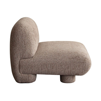 Diamond Sofa Wren Bark Fabric Armless Club Chair