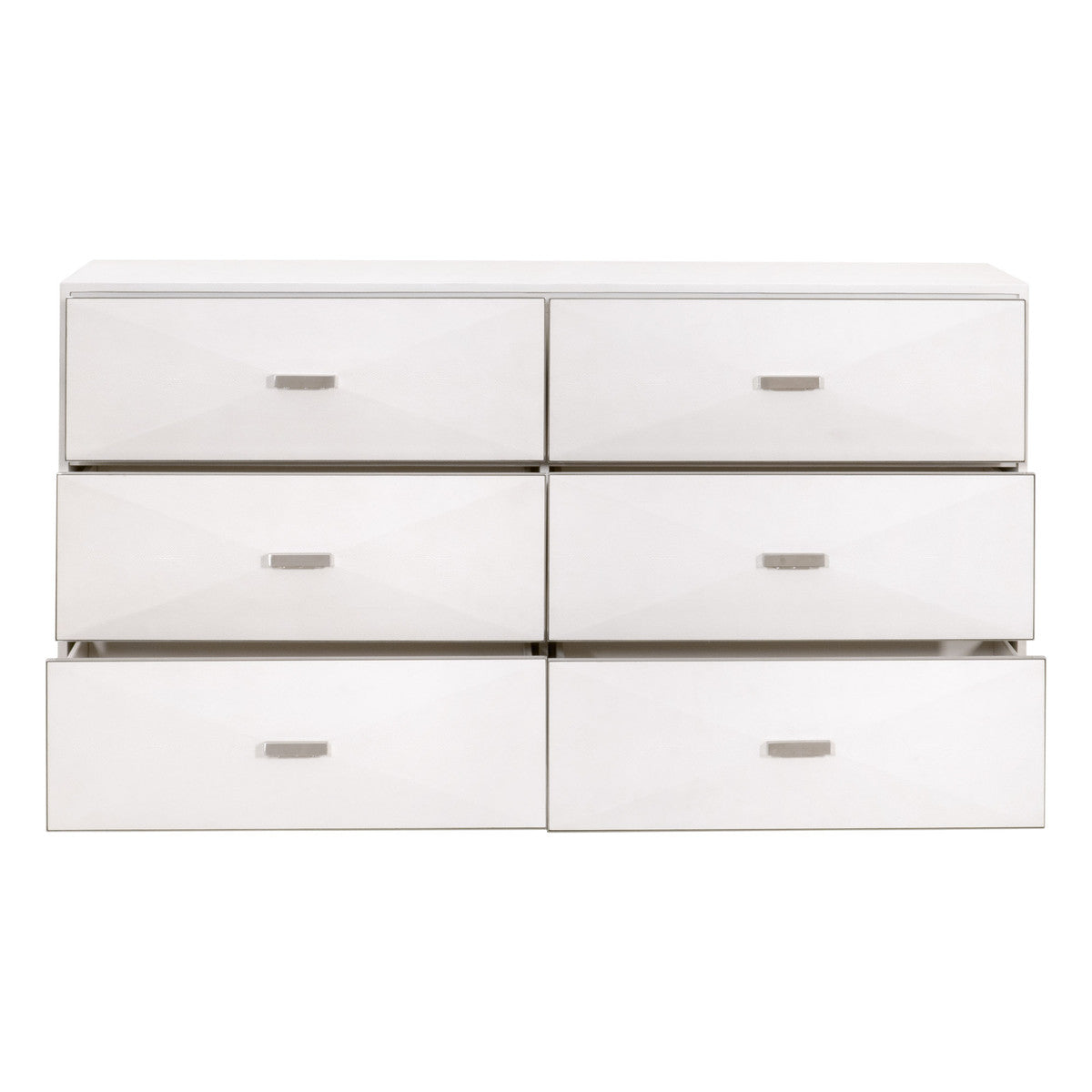 Wynn Shagreen 6-Drawer Double Dresser-Dressers-Essentials For Living-Sideboards and Things