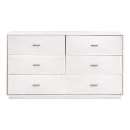 Wynn Shagreen 6-Drawer Double Dresser-Dressers-Essentials For Living-Sideboards and Things