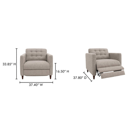 Bridgers Power Motion Footrest Recliner Chair