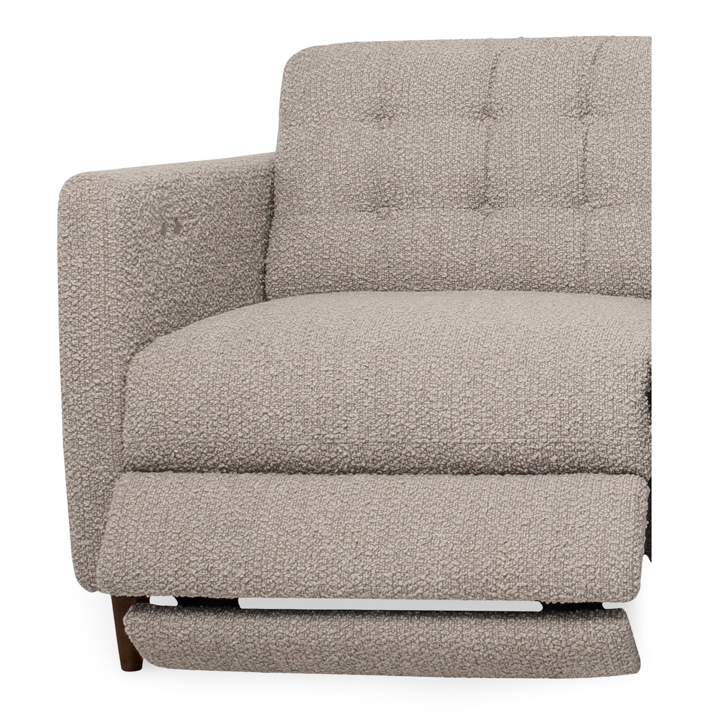Bridgers Dual Controls Power Recliner Sofa