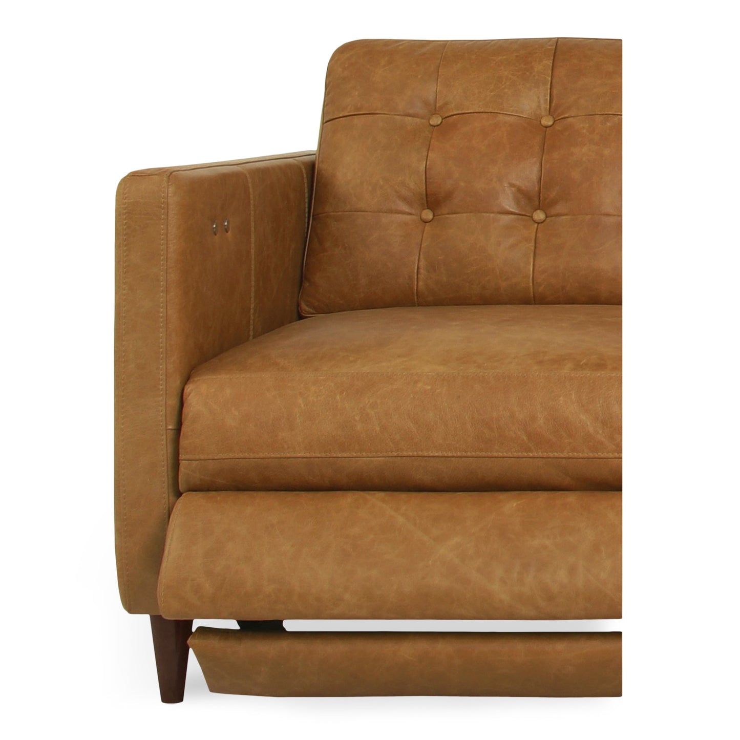 Bridgers Dual Controls Power Recliner Sofa