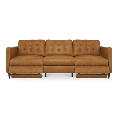 Bridgers Dual Controls Power Recliner Sofa