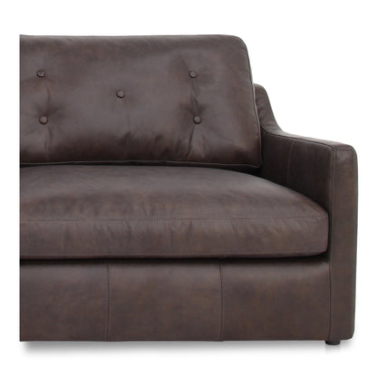 Thurlow Brown Leather Corner Sectional