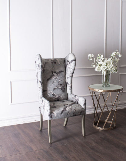 Peninsula Home Margo Fabric Wingback Chair