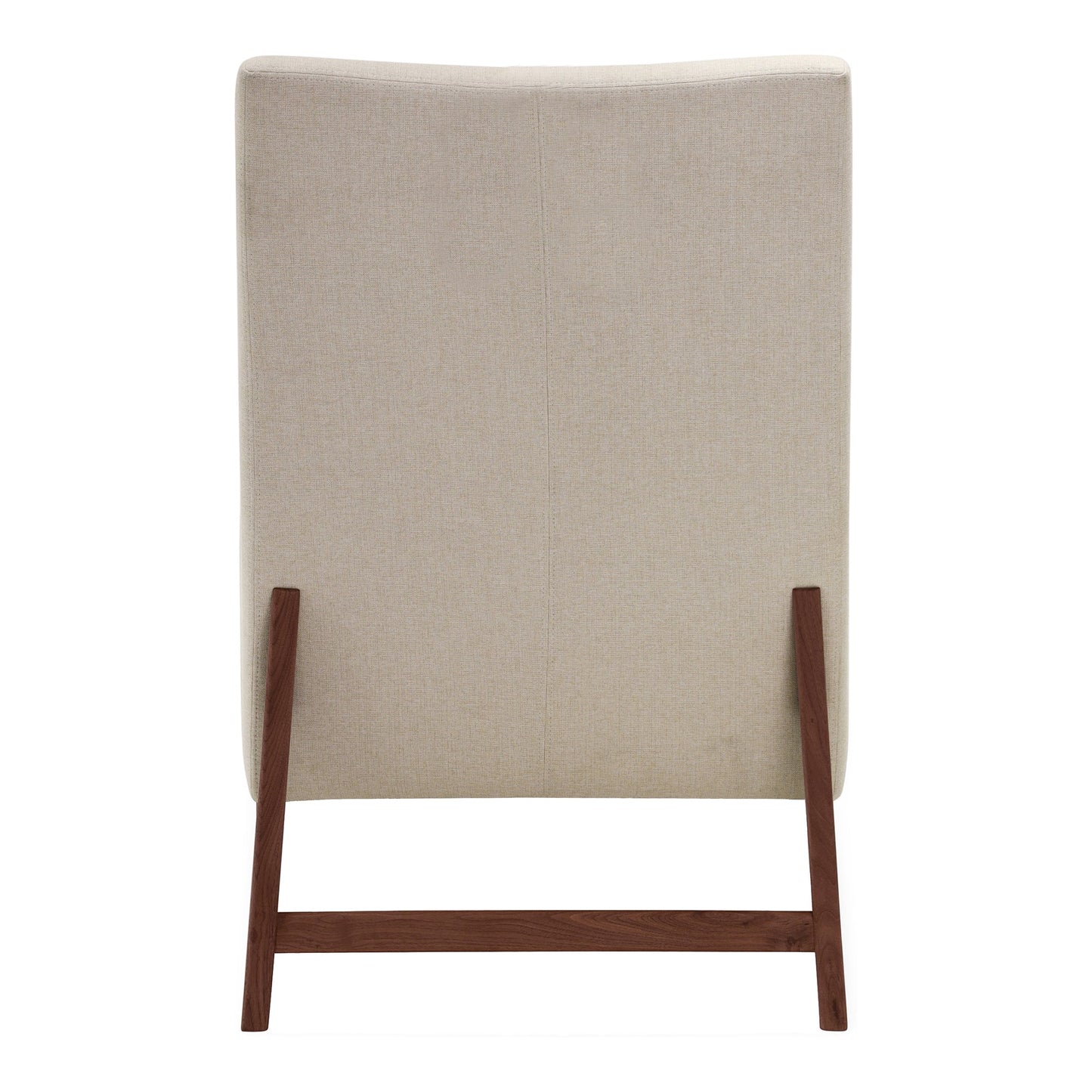 Asta Polyester Upholstered Beige Armchair