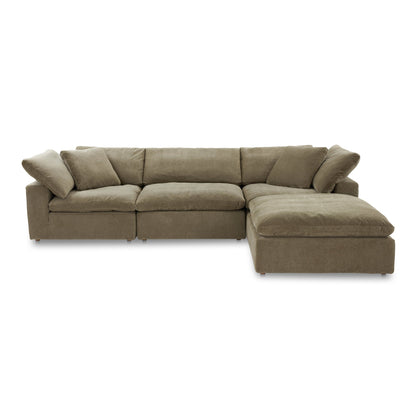 Clay Lounge Polyester Upholstered Modular Sectional