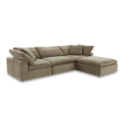 Clay Lounge Polyester Upholstered Modular Sectional