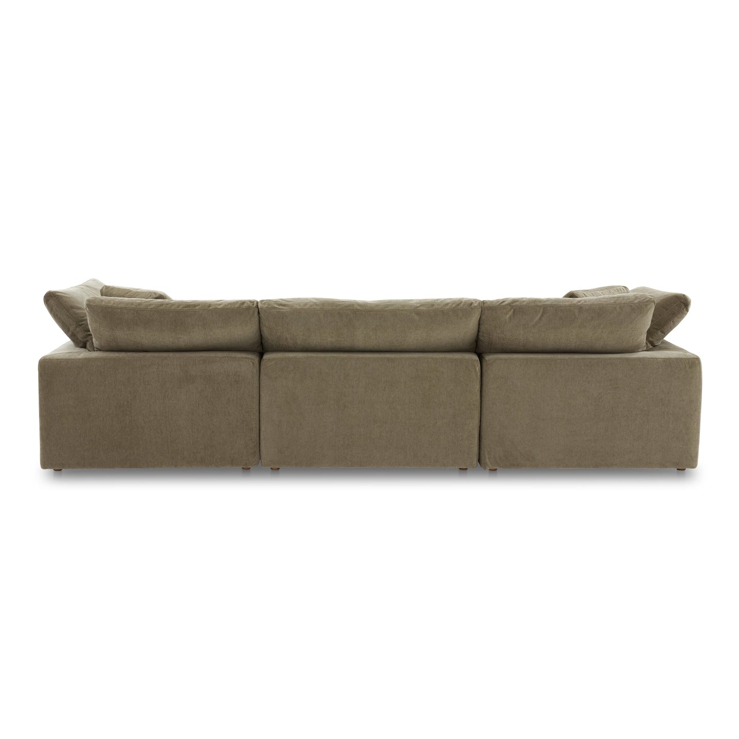 Clay Lounge Polyester Upholstered Modular Sectional