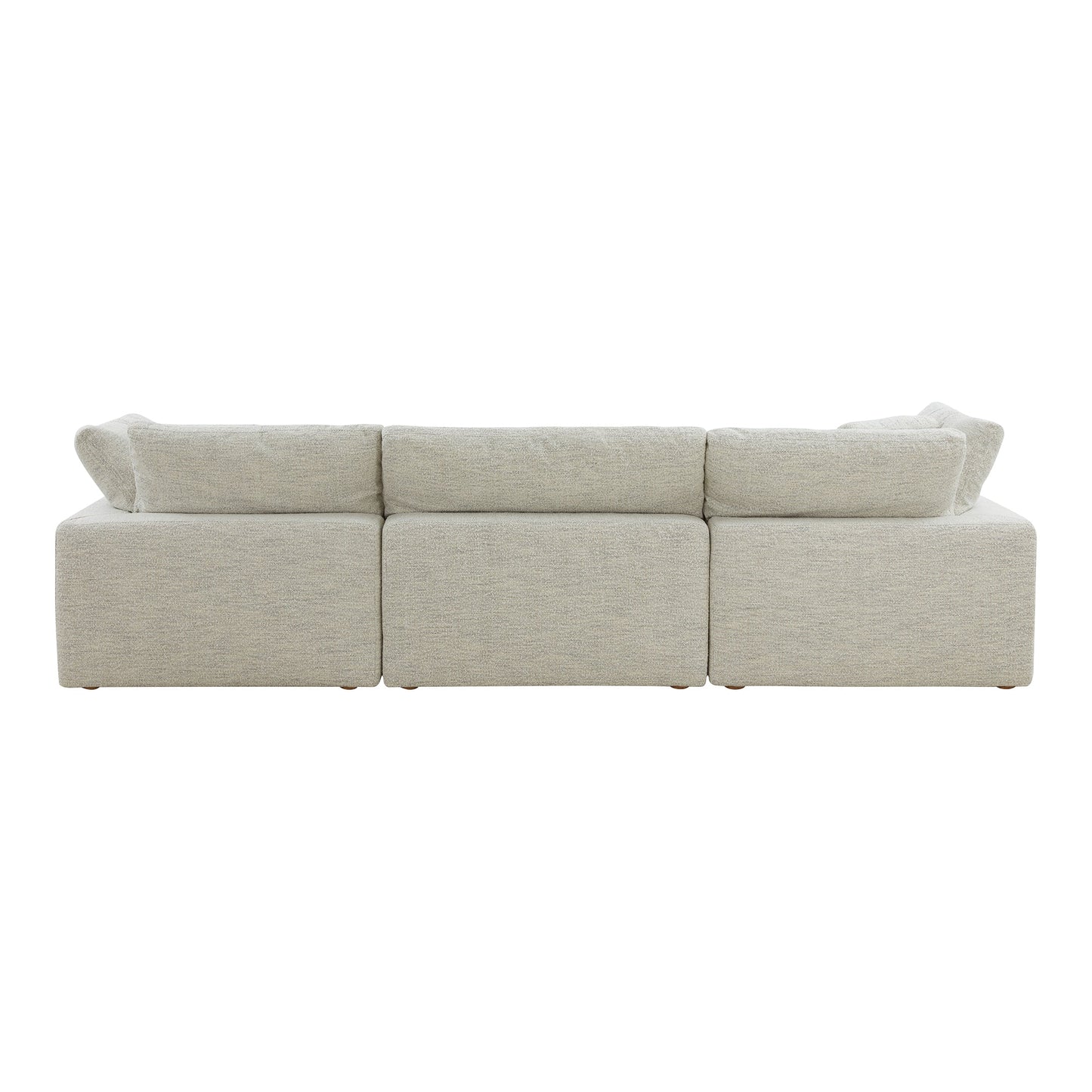 Clay Lounge Polyester Upholstered Modular Sectional