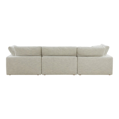 Clay Lounge Polyester Upholstered Modular Sectional