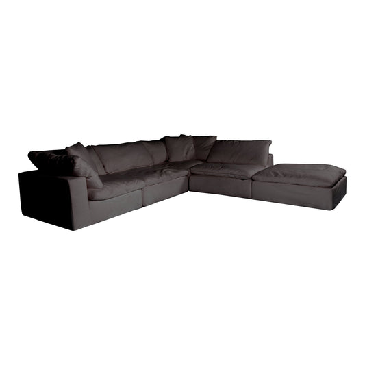 Clay Dream Wood Light Grey Modular Sectional