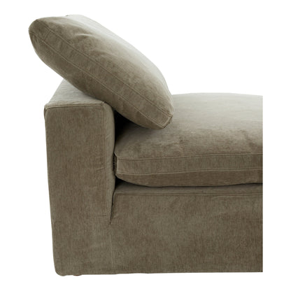 Terra Polyester Upholstered Green Slipper Chair