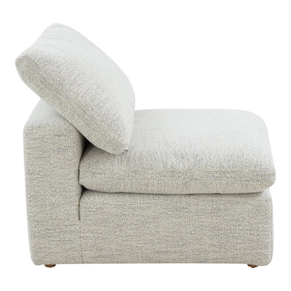 Terra Condo Polyester Upholstered Grey Slipper Chair