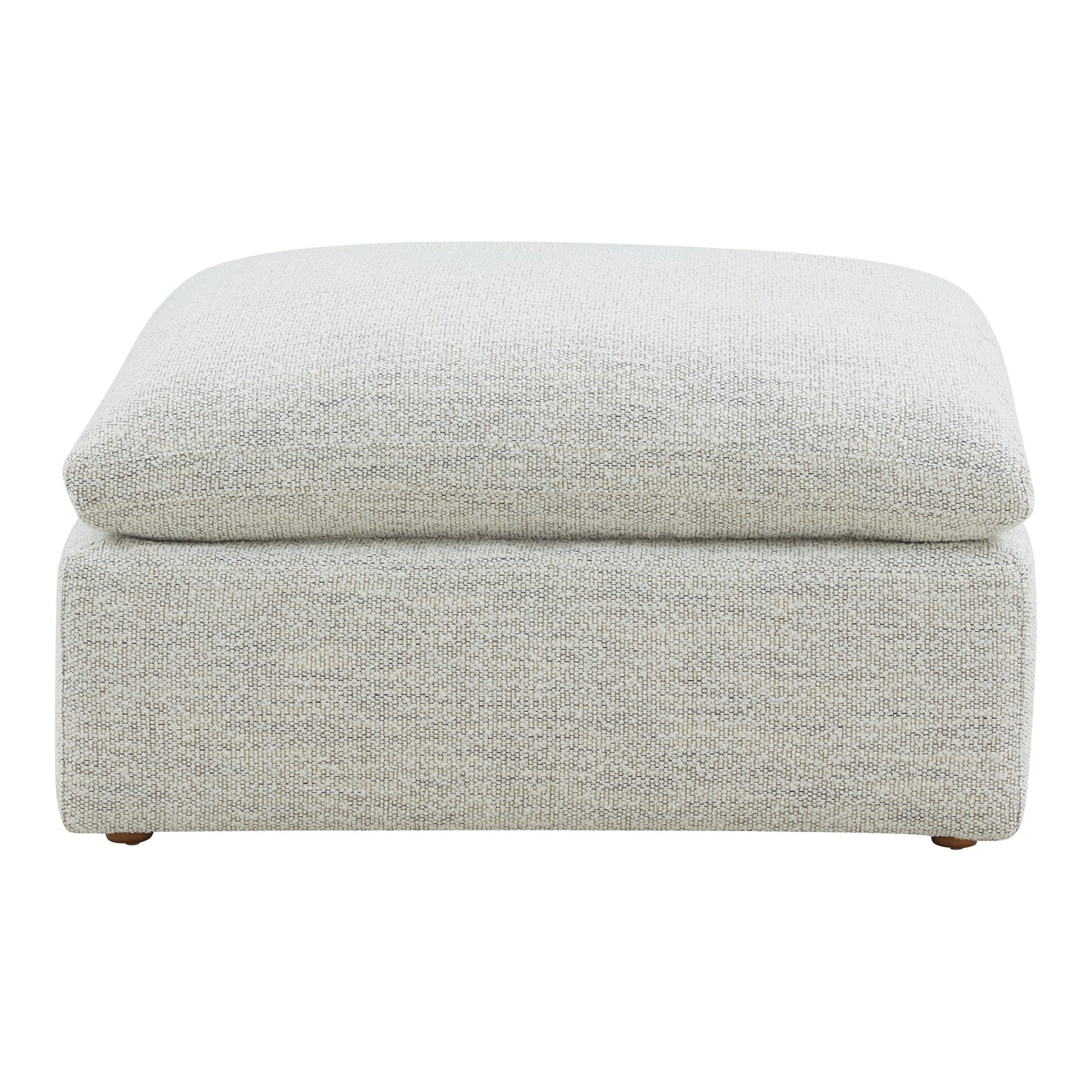 Terra Condo Polyester Upholstered Grey Ottoman