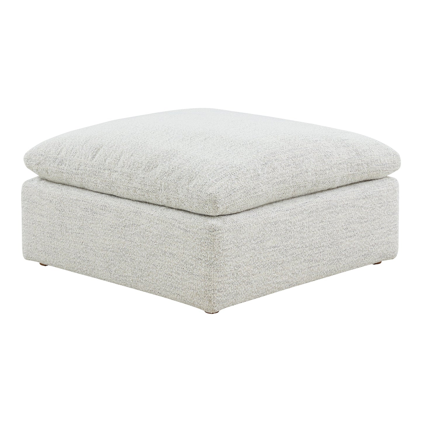 Terra Condo Polyester Upholstered Grey Ottoman