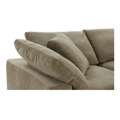 Terra Lounge Polyester Upholstered Green Modular Sectional