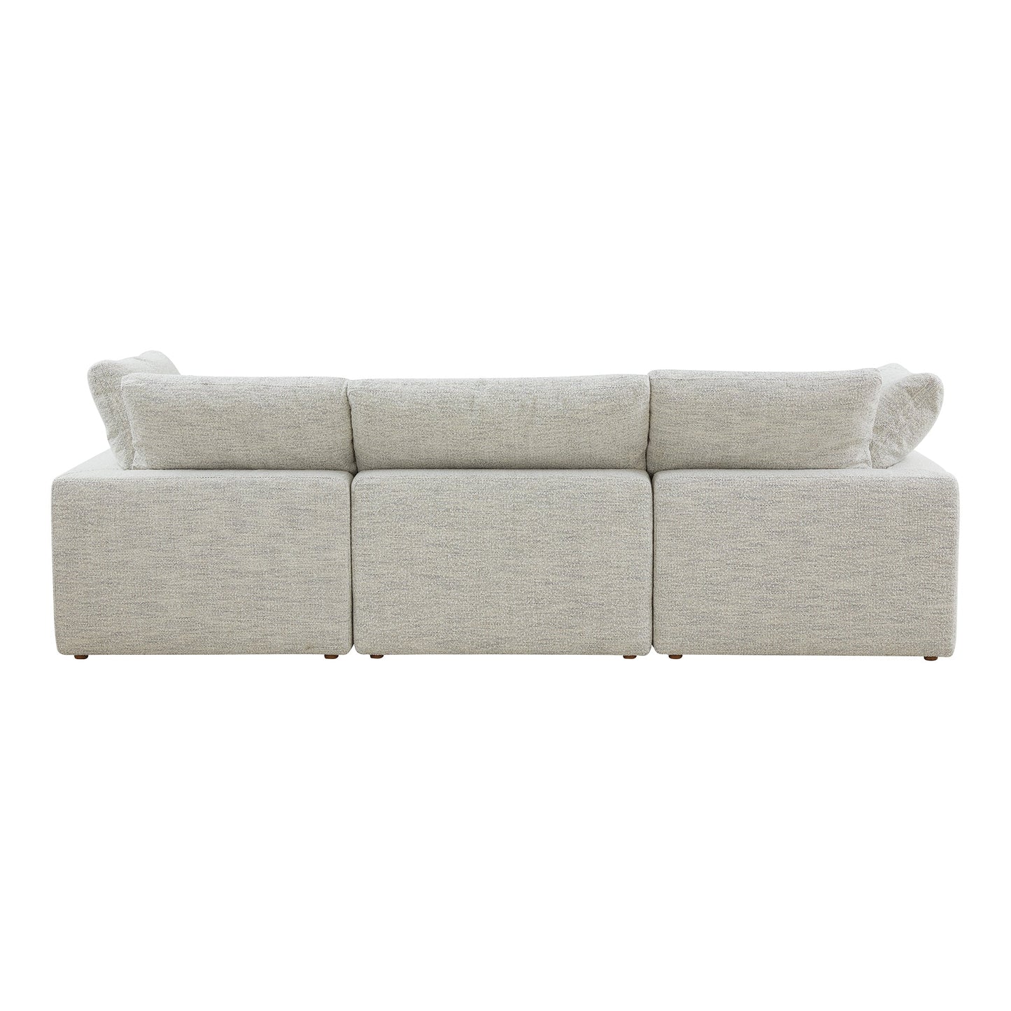 Terra Condo Polyester Upholstered Grey Lounge Modular Sectional