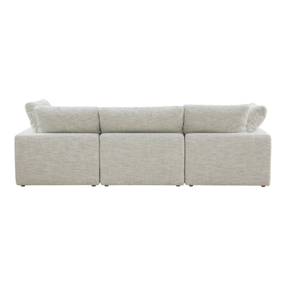 Terra Condo Polyester Upholstered Grey Lounge Modular Sectional