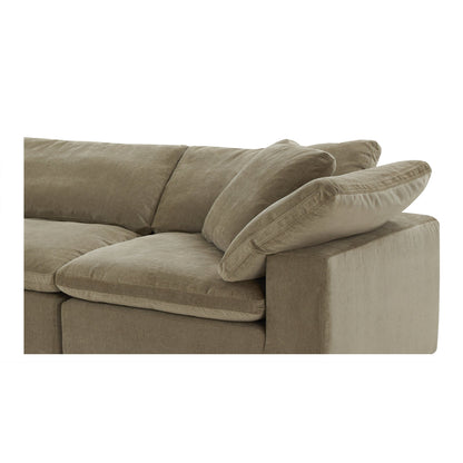 Terra L-Shaped Polyester Upholstered Modular Sectional