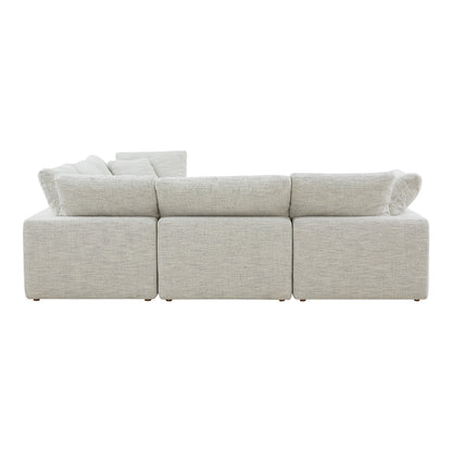 Terra Condo L-Shaped Polyester Upholstered Modular Sectional