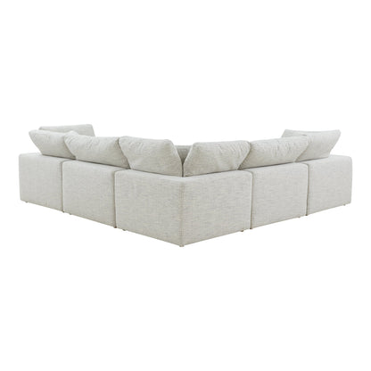 Terra Condo L-Shaped Polyester Upholstered Modular Sectional