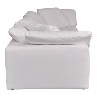 Terra Polyester and Wood Off-White Modular Sofa