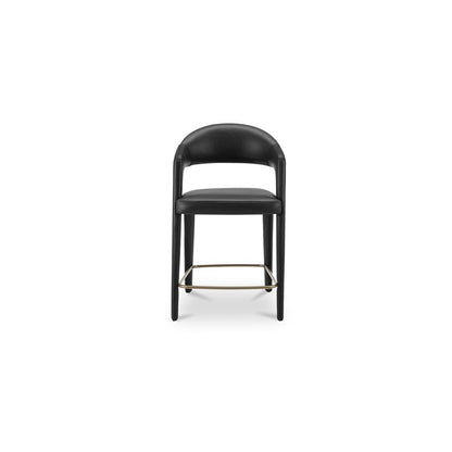 Martens Metal Frame Leather Counter Stool