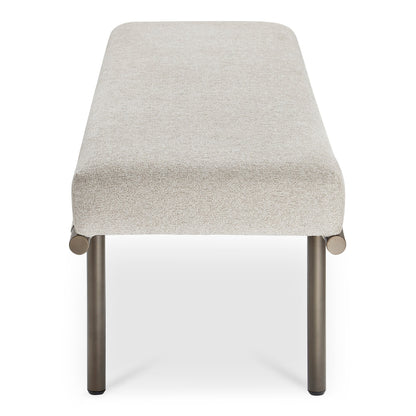 Carson Bronze Metal Frame Dining Bench