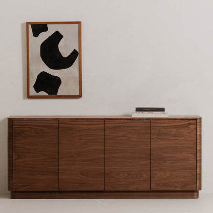 Round Off Wood Sideboard