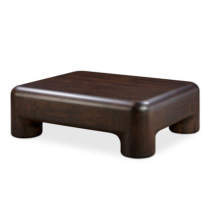 Rowan Wood Dark Brown Rectangular Coffee Table