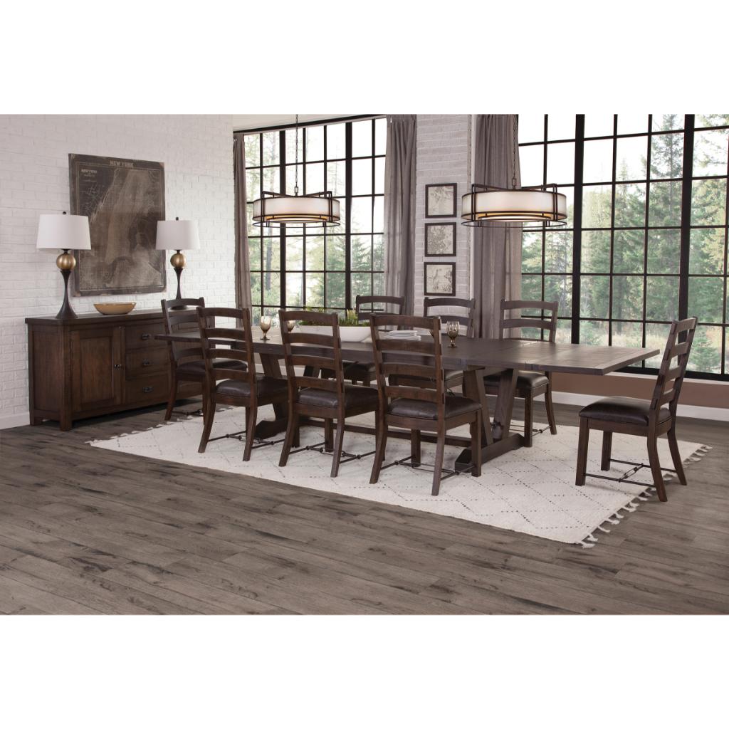 Sunny D Yellowstone Folding Leaf Extension Dining Set