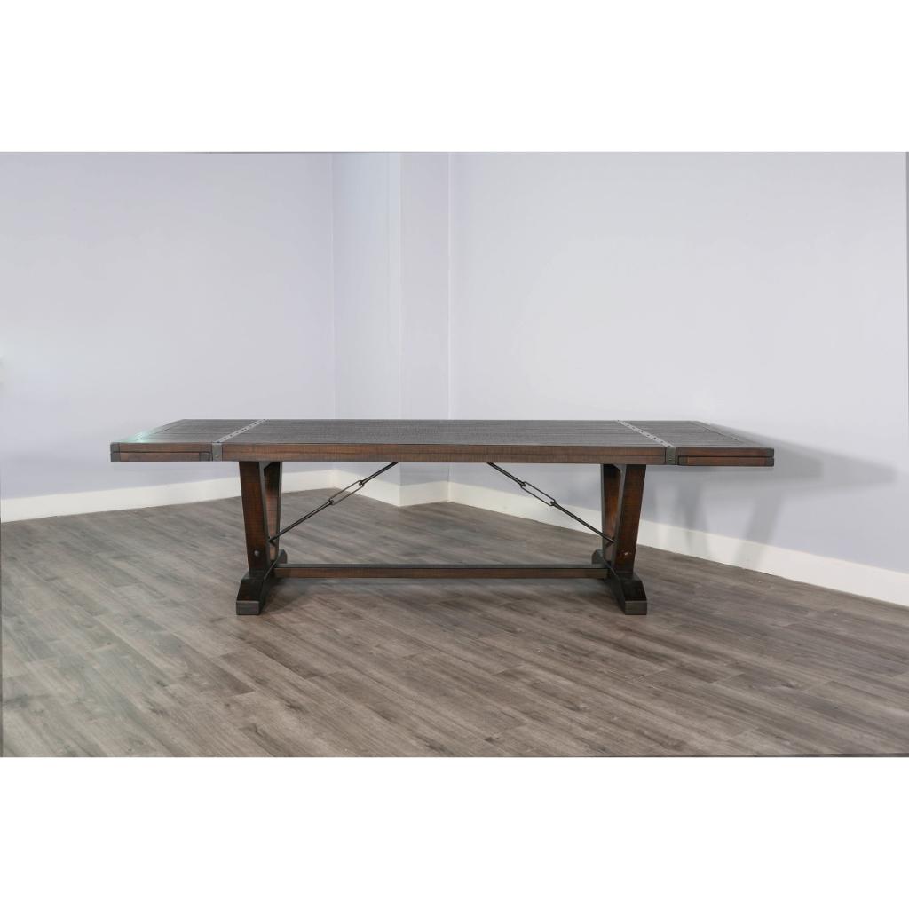 Sunny D Yellowstone Folding Leaf Extension Dining Set