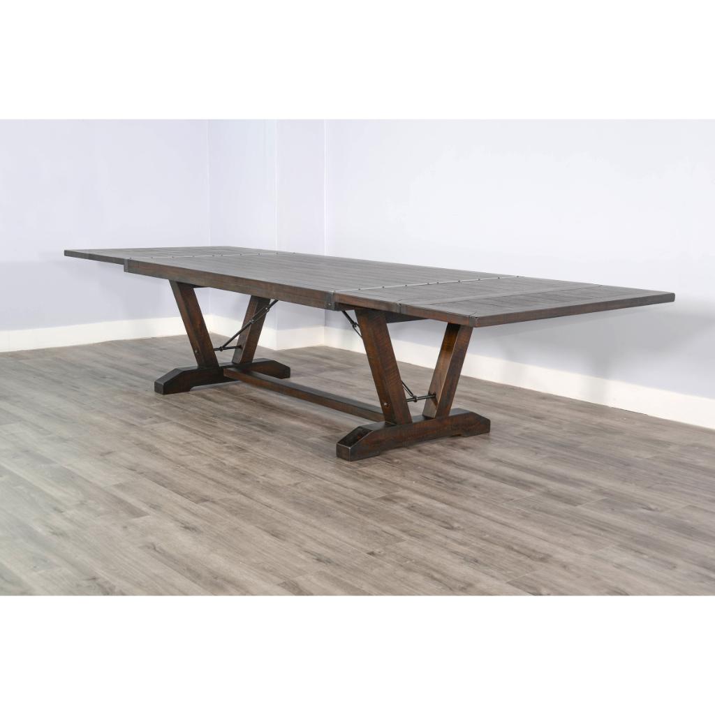 Sunny D Yellowstone Folding Leaf Extension Dining Set