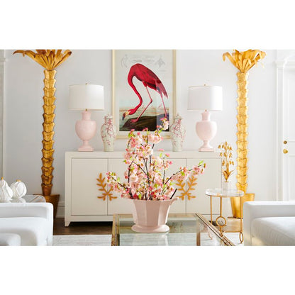 Chelsea House Yonkers Acrylic Top Round Side Table