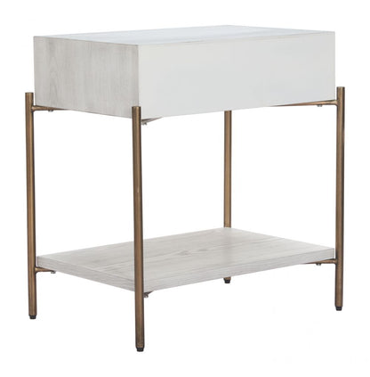 Zuo Modern Yoru One Drawer Wood Nightstand